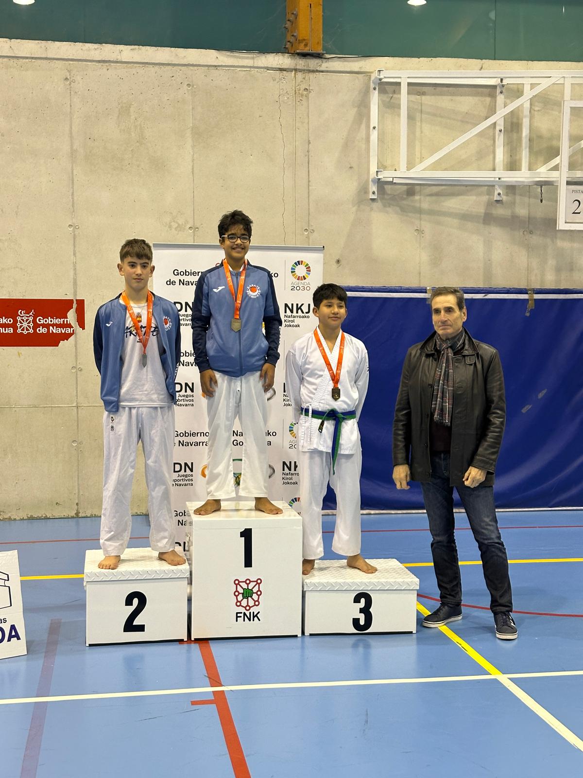 Resultados Campeonato Navarro Alevín y JDN Kumite Infantil y Juvenil